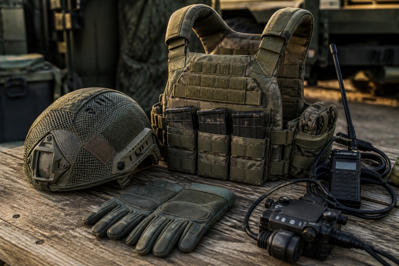 Equipamiento de protección moderno